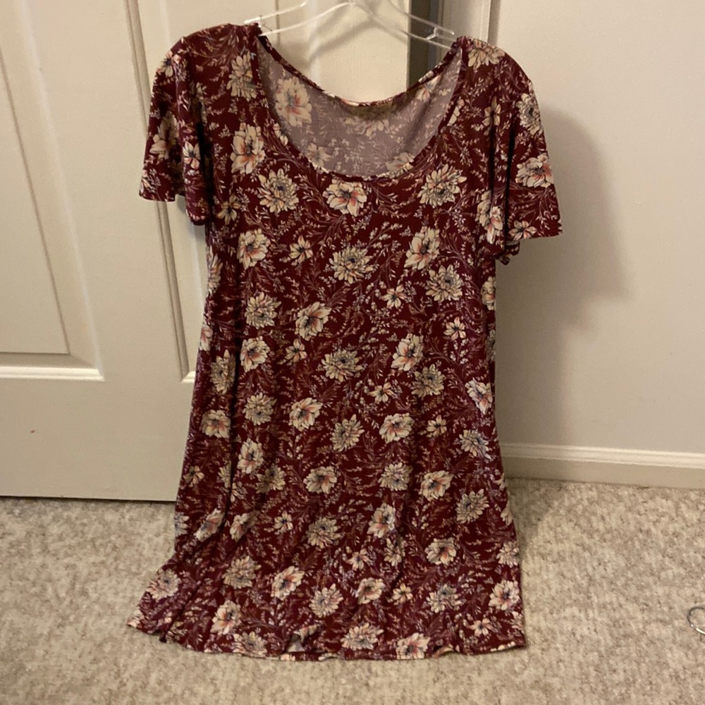 nine britton short sleeve dress XL with pockets